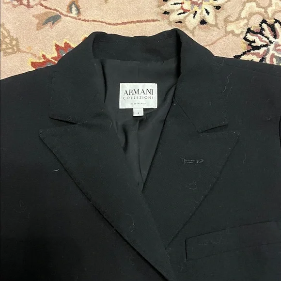 Armani Collezioni Elegant fitted Black Blazer - Picture 5 of 6